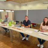Wahlhelfer in der Profilschule in Ascheberg während der Europawahl im vergangenen Jahr.