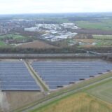 Große PV-Anlage an der A1 in Ascheberg