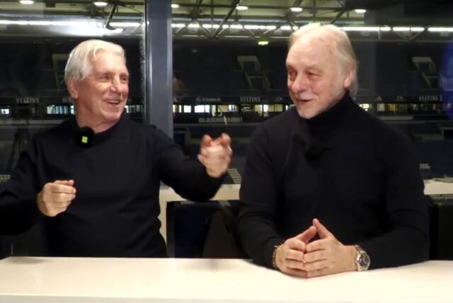 Die Fußball-Legenden Klaus Fischer und Rüdiger Abramczik sprechen im Legenden-Talk über die aktuelle Situation beim S04.