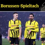 Nico Schlotterbeck spricht mit Emre Can.