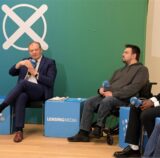 Diskutierte über die innere Sicherheit: Arnd Hilwig (CDU), Lucas Slunjski (FDP) und Nelli Soumaoro (Grüne, v.l.).