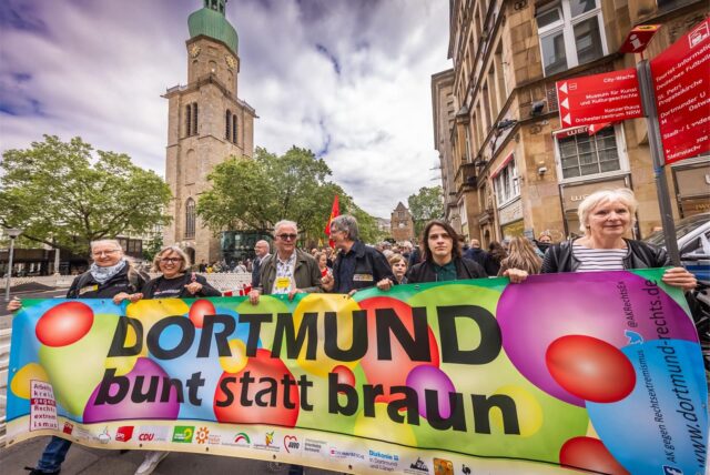 In Dortmund findet vor der Bundestagswahl eine Demo gegen Rechtsextremismus statt. (Archivbild)