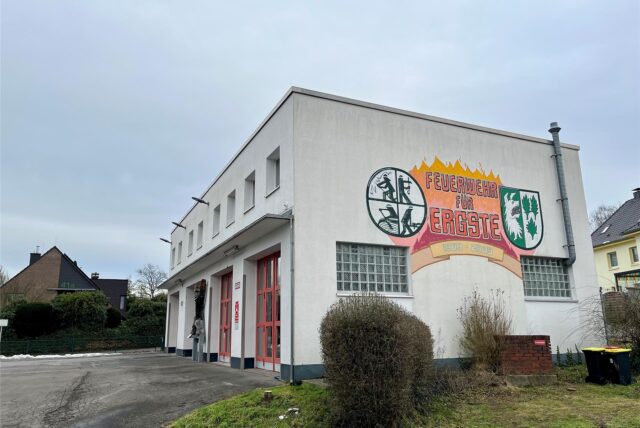 Wache der Freiwilligen Feuerwehr Ergste an der Kirchstraße in Schwerte-Ergste
