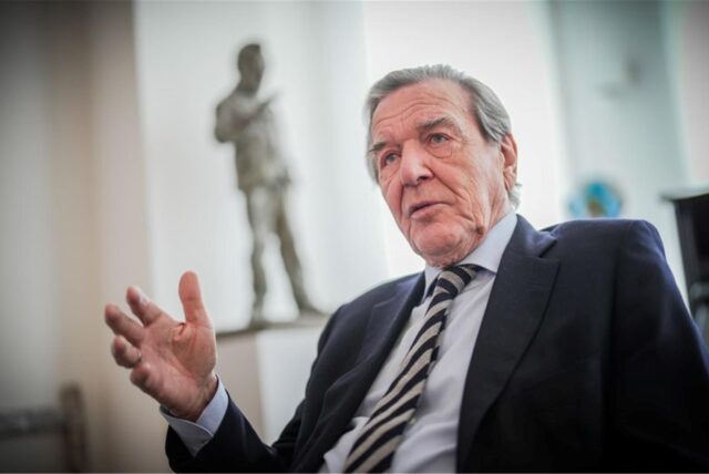 Porträt von Gerhard Schröder