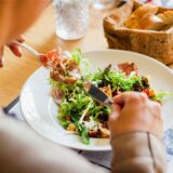 Ein Salat-Teller