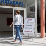 Briefwahlbüro im Rathaus der Kreisstadt Unna