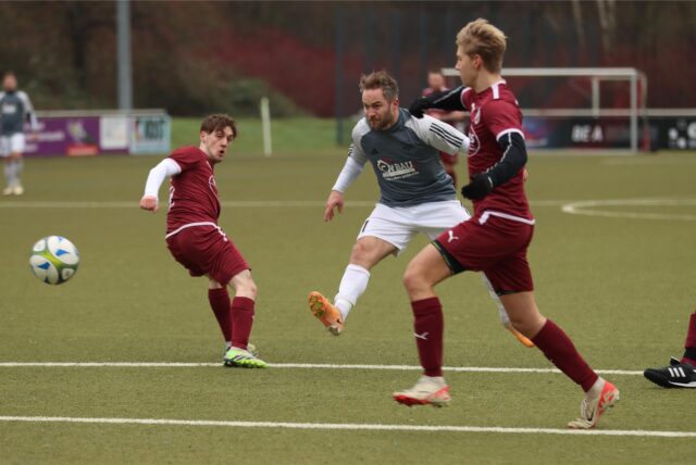Spielszene SSV Mühlhausen gegen SV Afferde.