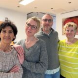 Baha Bsoul hat die Hausarzt-Praxis von Dieter Bungart übernommen. Zu seinem Team gehören (v.l.) Roswitha Zinner, Stefanie Quednau und Carola Rennekamp.