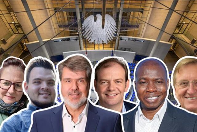 Montage der Direktkandidaten