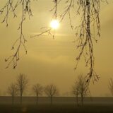 Die Sonne geht über Selm auf.
