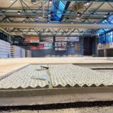 Bilder der Baustelle in der Kreissporthalle Menden