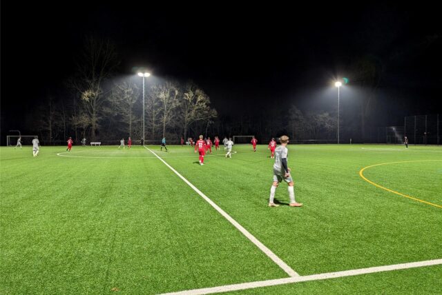 Spielszene Eintracht Werne gegen TuRa Bergkamen.