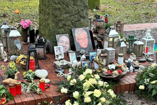 Eine Gedenkstätte auf dem Dortmunder Hauptfriedhof