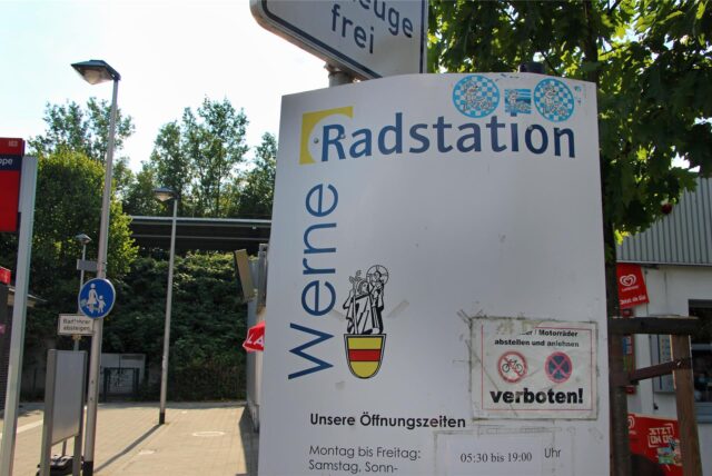 Die Radstation am Bahnhof Werne wird aufgewertet.