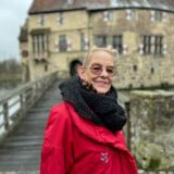 Sonja Crämer-Gembalczyk (63) tritt als Direktkandidatin für Die Linke im Wahlkreis Coesfeld-Steinfurt II an. Die Burg Vischering in Lüdinghausen zählt zu einem ihrer Lieblingsorte im Kreis.