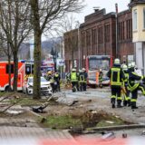 Schwerer Busunfall in Hemer.