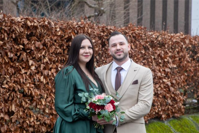 Nina (geborene Wendlandt) und David Resnik gaben sich am Valentinstag das Ja-Wort.