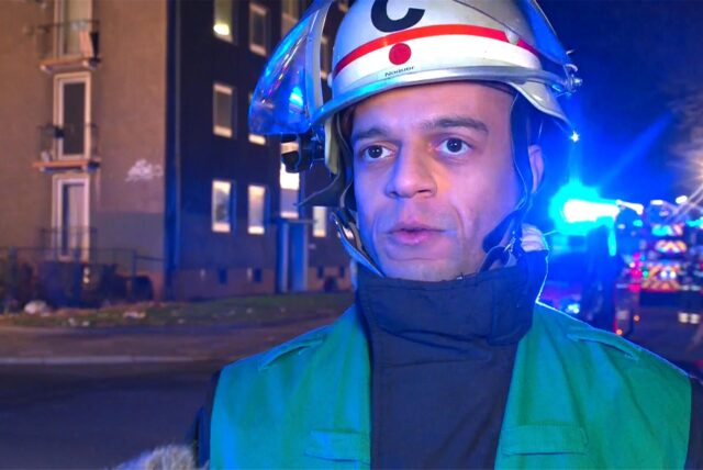 Ein Feuerwehrsprecher hat noch am Abend vom Einsatz in der Dortmunder Nordstadt berichtet