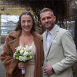 Jennifer (geb. Preuten) und Jordan Partington haben am Valentinstag geheiratet.
