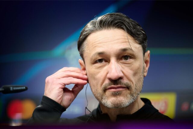 Niko Kovac während einer Pressekonferenz.