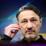 Niko Kovac während einer Pressekonferenz.