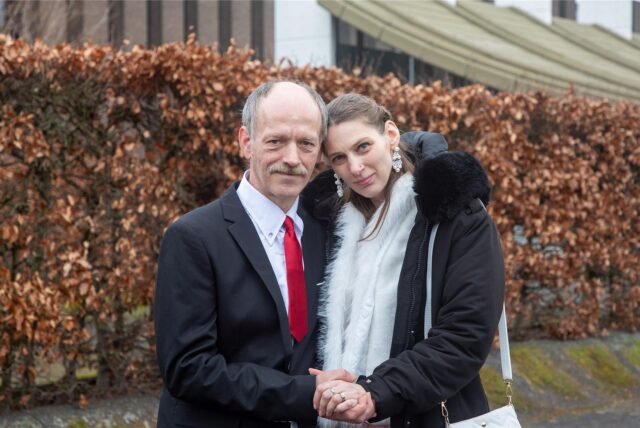 Christine und Heinz Schulte-Glock haben am Valentinstag geheiratet.