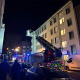 Feuerwehreinsatz in der Manteuffelstraße in der östlichen Dortmunder Innenstadt an der Grenze zu Körne