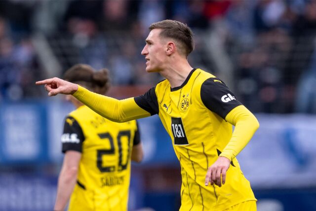 Nico Schlotterbeck gibt Anweisungen.
