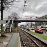 Die B1-Brücke an der Stadtbahn-Station Stadtkrone Ost soll barrierefrei werden.