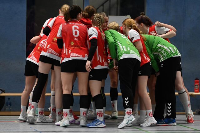 Motivationskreis der Frauen des HC TuRa Bergkamen.