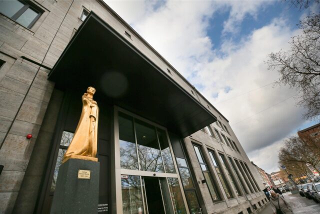 Die Außenfront des früheren Bundesbank-Gebäudes am Hiltropwall.