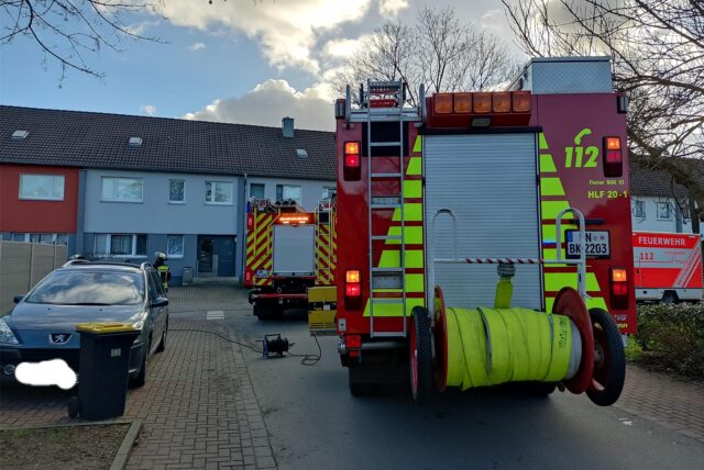 Feuerwehreinsatz an der Goethestraße in Weddinghofen. (Archivfoto)