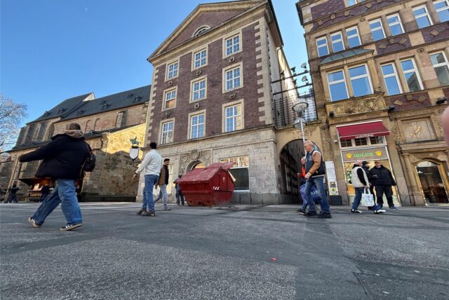 Historisches Gebäude „Zum Ritter“ in Dortmund.