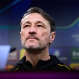 Niko Kovac während einer Pressekonferenz.