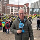 Der Friedensplatz wird heute wieder zum Schauplatz für eine Verdi-Streikkundgebung. RN-Reporter Oliver Volmerich berichtet von vor Ort.