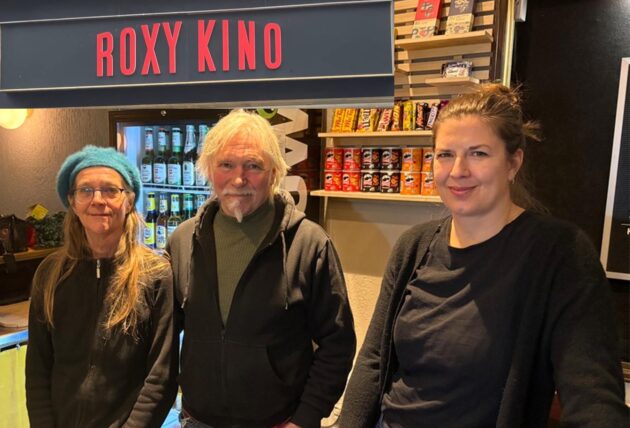 Peter Fotheringham, seine Frau Susanne und Susanne Haaf, Mitarbeiterin im Roxy