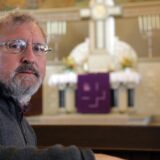 Pfarrer Karl Henschel in der Erlöserkirche in Haltern.