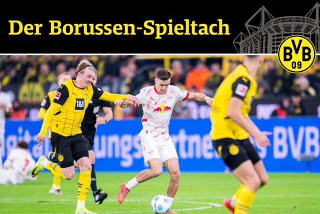 Julian Brandt im Zweikampf.