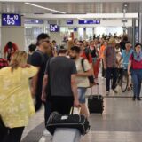 Eine große Menschenmenge am Dortmunder Hauptbahnhof.