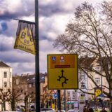 Die Borsigstraße in Dortmund in Richtung Borsigplatz.