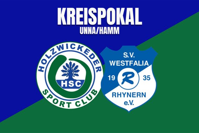 Ein Spieler des Holzwickeder SC schießt den Ball.