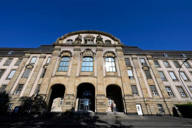 Außenansicht des Land- und Amtsgerichts.