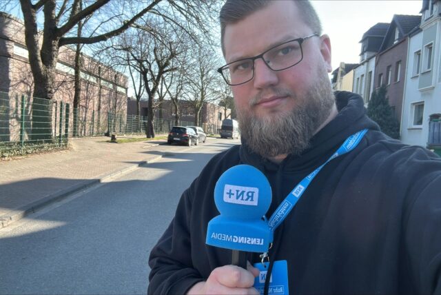 Reporter Calvin Konietzka berichtet aus dem betroffenen Gebiet.