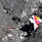 Wrackteile der in der französischen Alpen abgestürzten Germanwings-Maschine.
