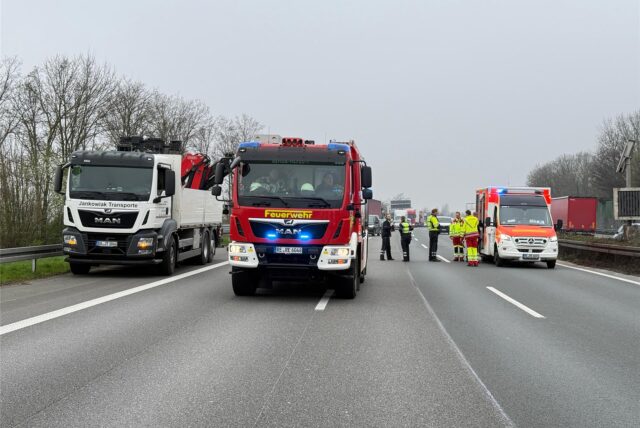 Auf der A2 bei Recklinghausen hat es am Dienstagmorgen (25.3.) in Fahrtrichtung Hannover einen Unfall gegeben.