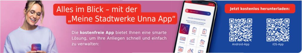 Grafik Stadtwerke Unna App Grafik Stadtwerke Unna App