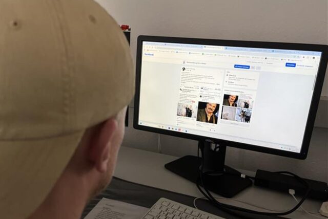 Unser Reporter schaut sich die Facebook-Seite der Tiertafel Werne an.