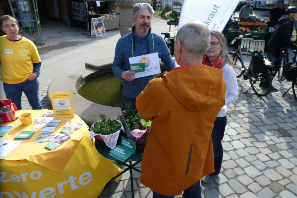 Local Zero auf dem Schwerter Wochenmarkt.
