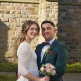 Jennifer (25) und Roberto Lombardo (26) bei ihrer Hochzeit.