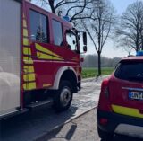 Die Feuerwehr Holzwickede nach dem Tierrettungseinsatz.